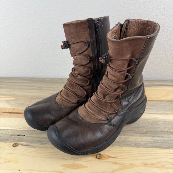 Keen Leather and Suede Bungee Boot Size 8 - Picture 4 of 14